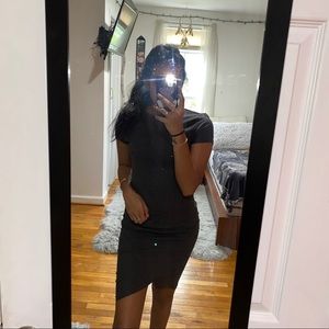 Asymmetrical Bodycon Dress